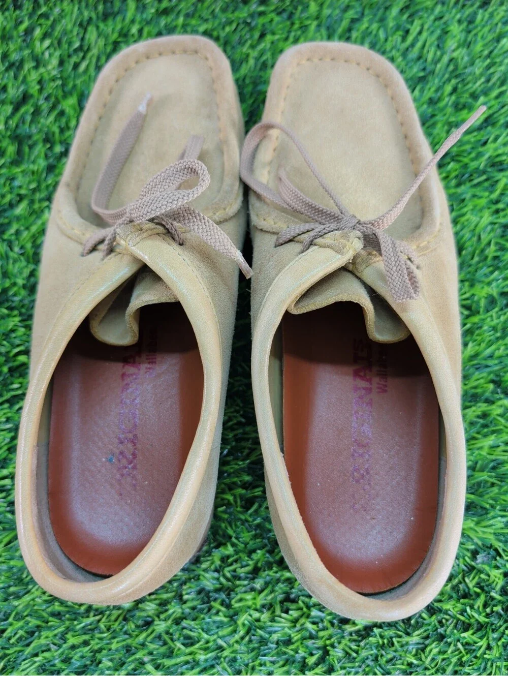 Clarks Originals Wallabee Shoes Mens Size 7.5M Classic Maple Suede